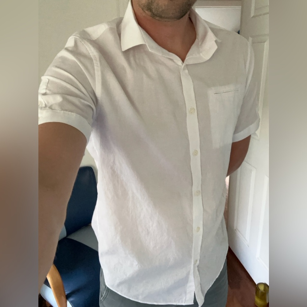 Murano Slim Fit Shirt in Classic White